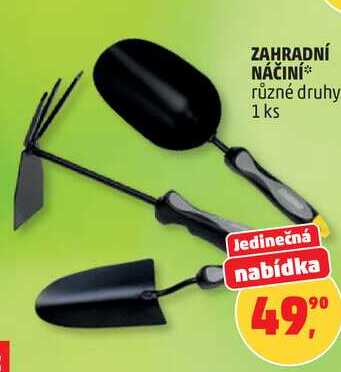 ZAHRADNÍ NÁČINÍ různé druhy, 1 ks 