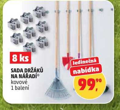 SADA DRŽÁKŮ NA NÁŘADÍ kovové, 1 balení 