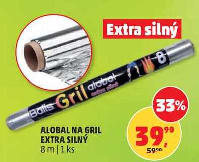 ALOBAL NA GRIL EXTRA SILNÝ, 8m