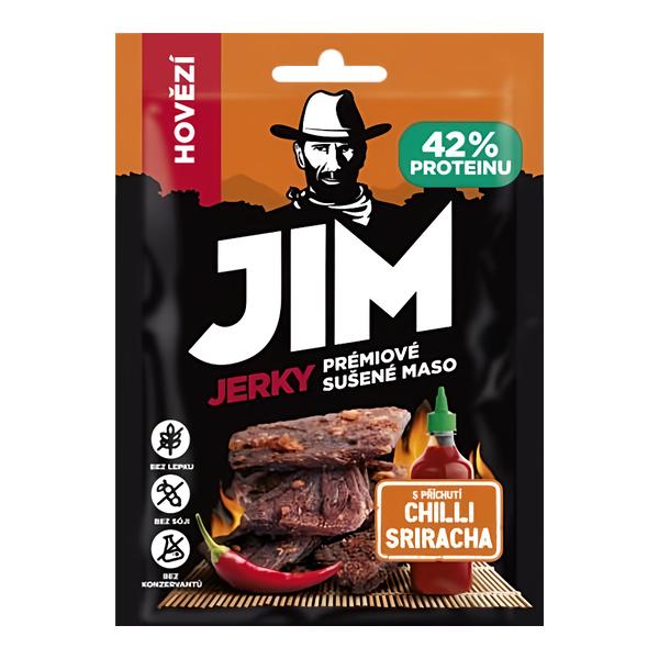 Jim Jerky Hovězí chilli Sriracha