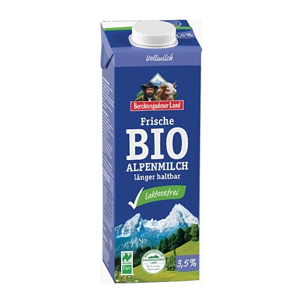 Berchtesgadener Land BIO čerstvé alpské mléko bez laktózy plnotučné