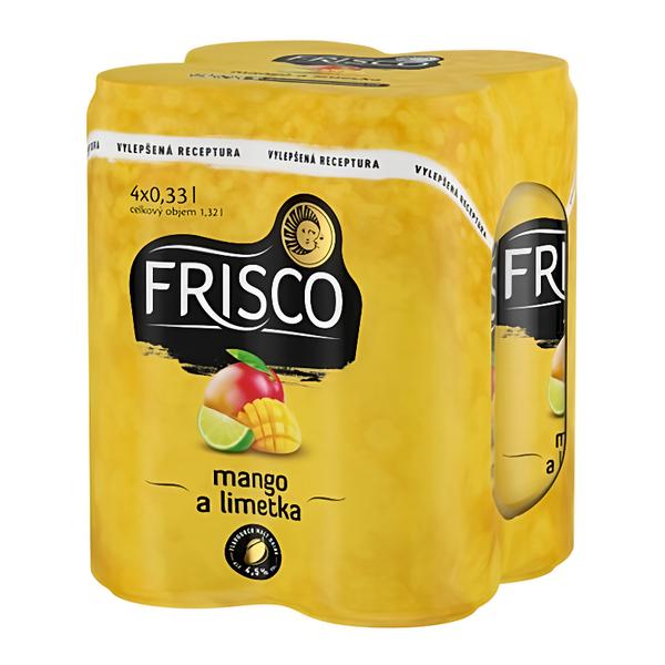 Frisco Mango a limetka, 4x330ml