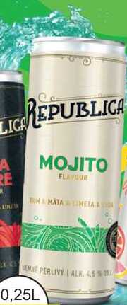 REPUBLICA MOJITO 0,25L míchaný nápoj v plechu