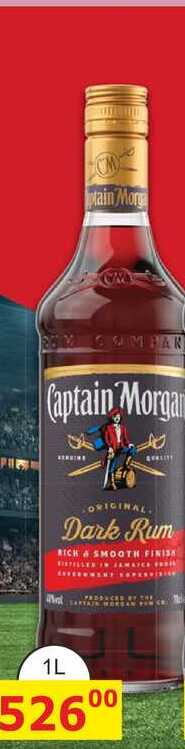 Captain Morgan Dark 1l 40%
