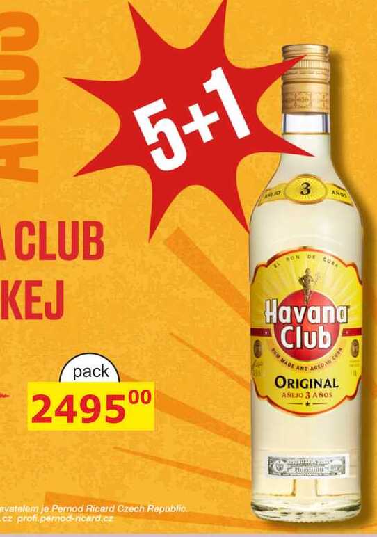 Havana Club 1l PACK 5+1