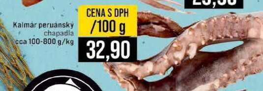 Kalmar peruánský chapadla cca 100-800 g 100g 