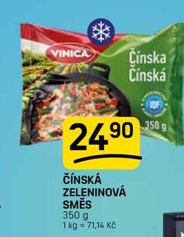 ČÍNSKÁ ZELENINOVÁ SMĚS 350 g 