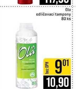 Ola odličovaci tampony 80 ks 
