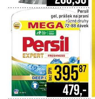 Persil gel, prášek na praní různé druhy 72-88 dávek