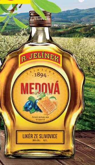 R. JELÍNEK Medová Slivovice Likér 0,7l 35%
