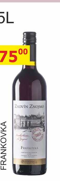 ZNOVÍN ZNOJMO 0,75l FRANKOVKA