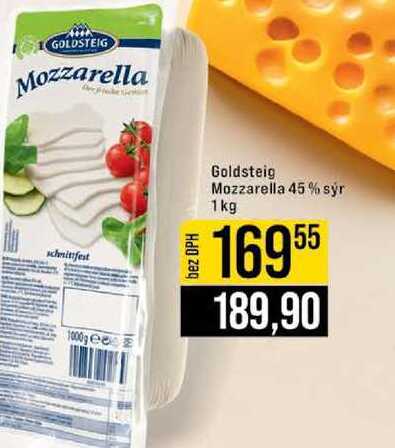 Goldsteig Mozzarella 45% sýr 1kg 