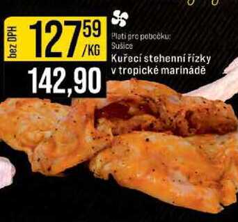 Kuřecí stehenní řízky v tropické marinádě 1kg