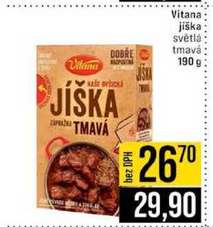 Vitana jiška světlá tmavá 190 g