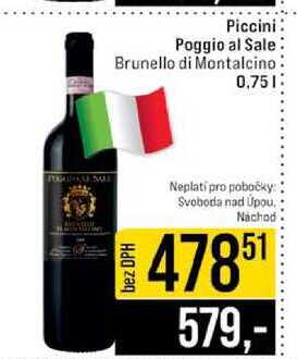 Piccini Poggio al Sale Brunello di Montalcino 0,75l