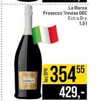 La Marca Prosecco Treviso DOC Extra Dry 1,5l