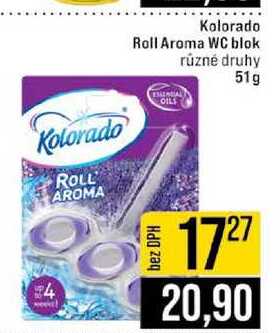 Kolorado Roll Aroma WC blok různé druhy 51g 