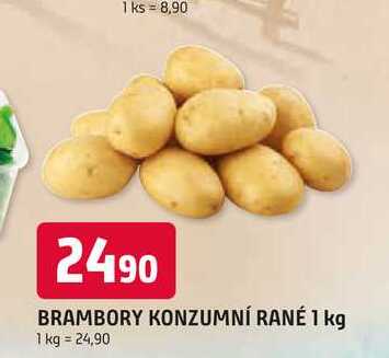 BRAMBORY KONZUMNÍ RANÉ 1 kg 
