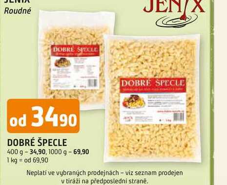 DOBRÉ ŠPECLE 400 g 