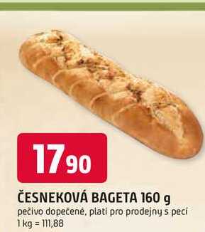ČESNEKOVÁ BAGETA 160 g 