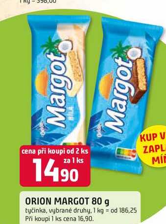 ORION Margot 80g, vybrané druhy