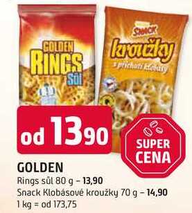 GOLDEN Rings sůl 80 g 