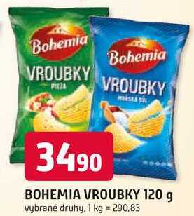 BOHEMIA VROUBKY 120 g vybrané druhy