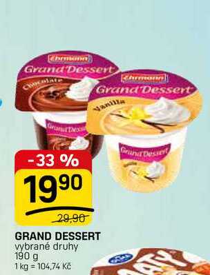 GRAND DESSERT vybrané druhy 190 g 