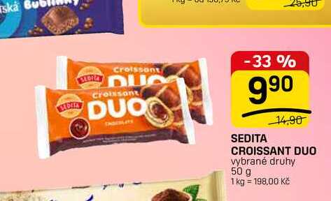 SEDITA CROISSANT DUO vybrané druhy 50 g  