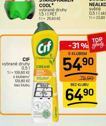 CIF vybrané druhy 0,5l