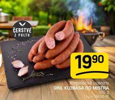 GRIL KLOBÁSA OD MISTRA 100 g