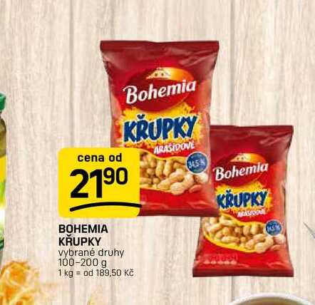 BOHEMIA KŘUPKY vybrané druhy 100-200 g