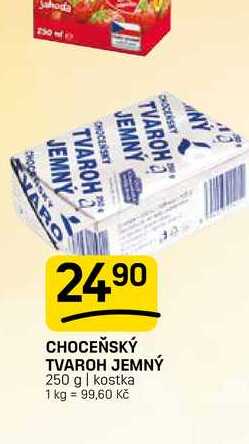 CHOCEŇSKÝ TVAROH JEMNÝ 250 g