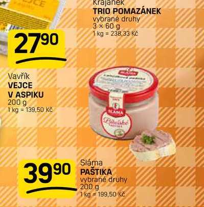 PAŠTIKA vybrané druhy 200 g 