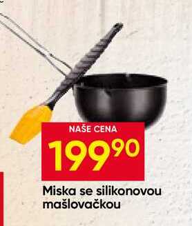 Miska se silikonovou mašlovačkou 