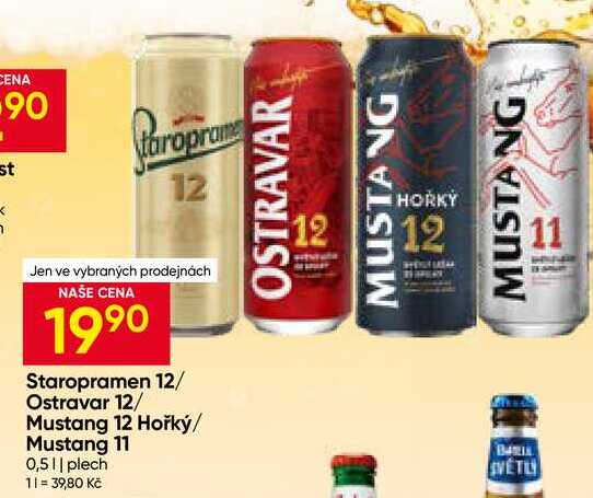 Staropramen 12, 0,5l plech