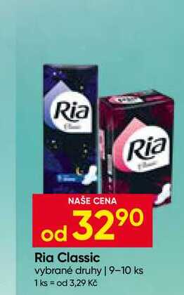 Ria Classic vybrané druhy 9-10 ks 