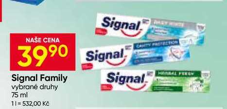 Signal Family vybrané druhy 75 ml 