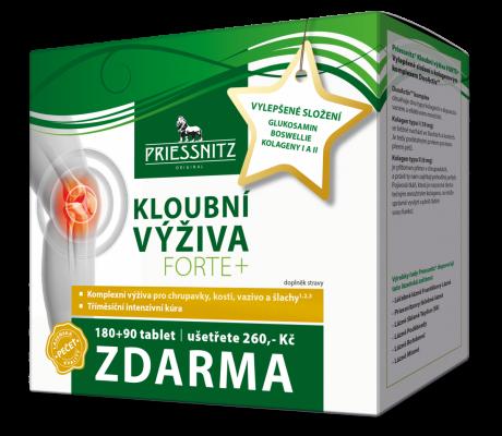 Priessnitz kloubní výživa forte glukosamin + kolagen 180+90ks