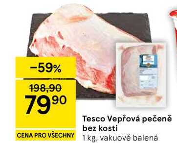 Tesco Vepřová pečeně bez kosti, 1 kg