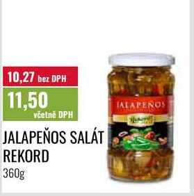 JALAPEÑOS SALÁT REKORD 360g