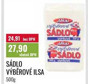 SÁDLO VÝBĚROVÉ ILSA 500g 