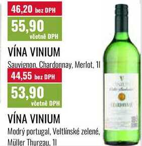 VÍNA VINIUM 1l