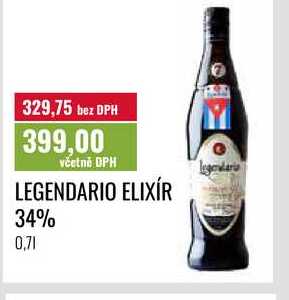 LEGENDARIO ELIXÍR 34% 0,7l