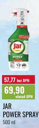 JAR POWER SPRAY 500 ml 
