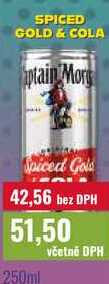 SPICED GOLD & COLA captain Morg Spiced Gold 