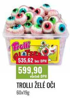TROLLI ŽELÉ OČI 60x19g 