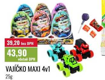 VAJÍČKO MAXI 4v1 25g 
