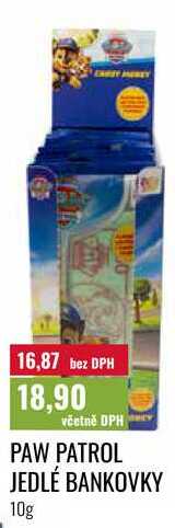 PAW PATROL JEDLÉ BANKOVKY 10g 