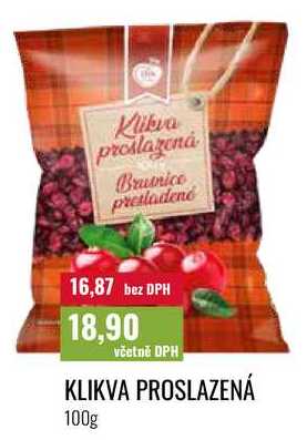 KLIKVA PROSLAZENÁ 100g 